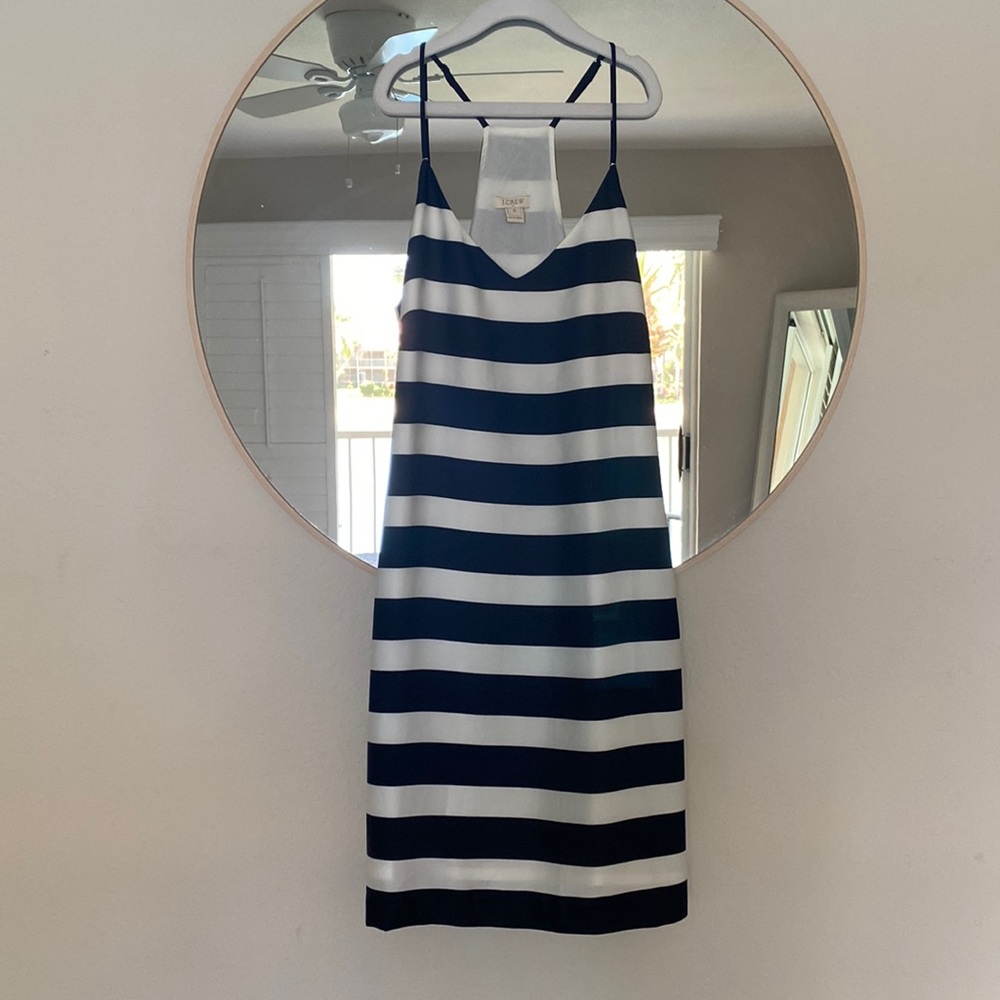 J CREW v neck racerback silky smooth dress size 0